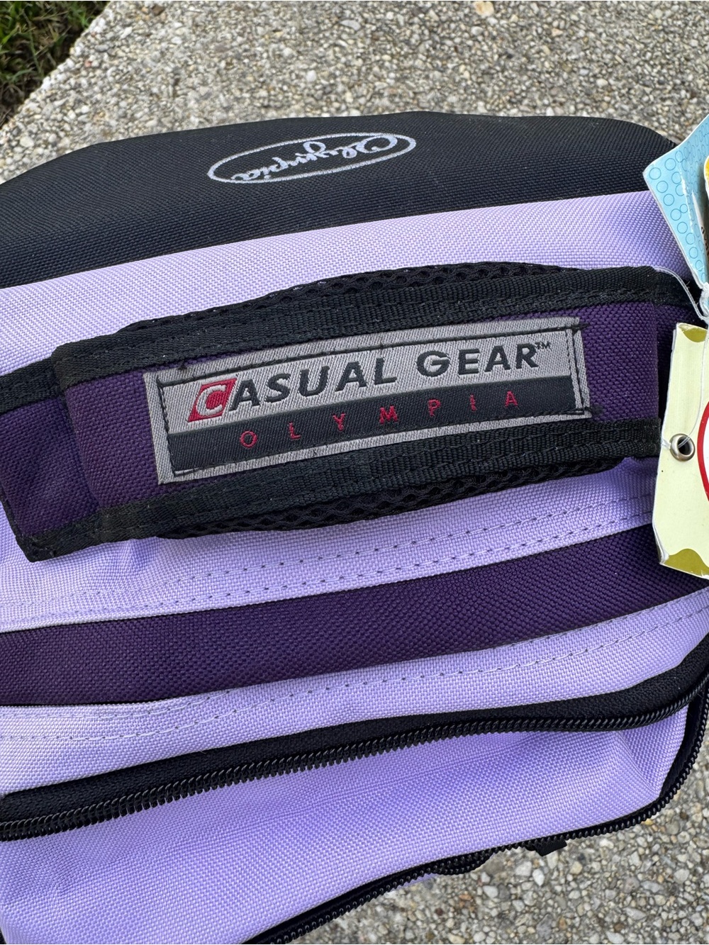 Casual Gear Purple Rolling Laptop Backpack with Dual-Tone Design - Picture 9 of 13